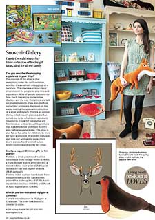 Carrie Ostwald portrait for Living North Resident magazine