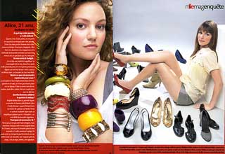 Fashion editorial for Mademoiselle magazine